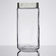 Anchor Hocking Stackable Jar with Brushed Aluminum Lid, 2-Quart