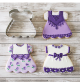 Ann Clark Ann Clark Baby Dress Cookie Cutter 3.5"