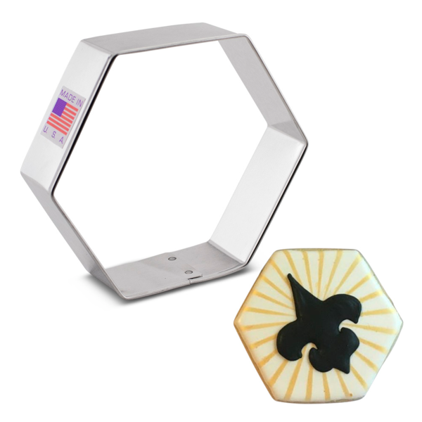 Ann Clark Hexagon Cookie Cutter 3"