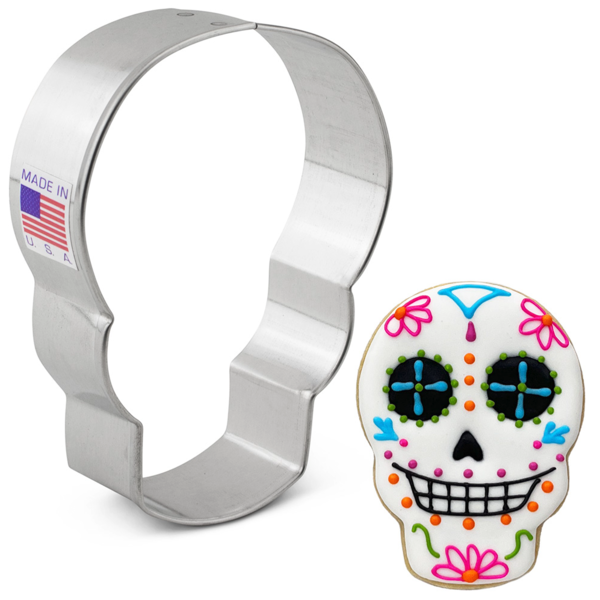 Ann Clark Day of the Dead Skull Cookie Cutter 3 5/8"