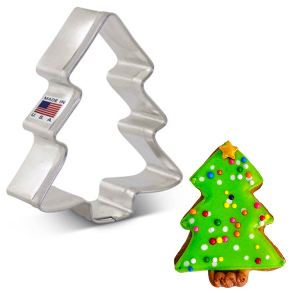 Ann Clark Mini Christmas Tree Cookie Cutter 2 1/4"