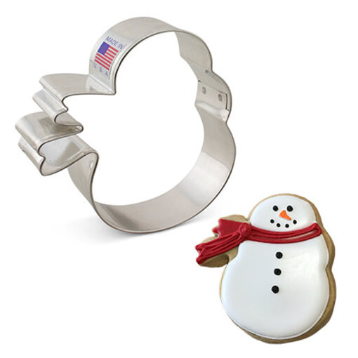 Ann Clark Ann Clark Snowman w/Scarf Cookie Cutter 3 1/2"