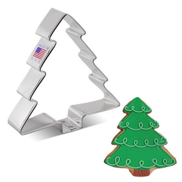 Ann Clark Christmas Tree Cookie Cutter 4"