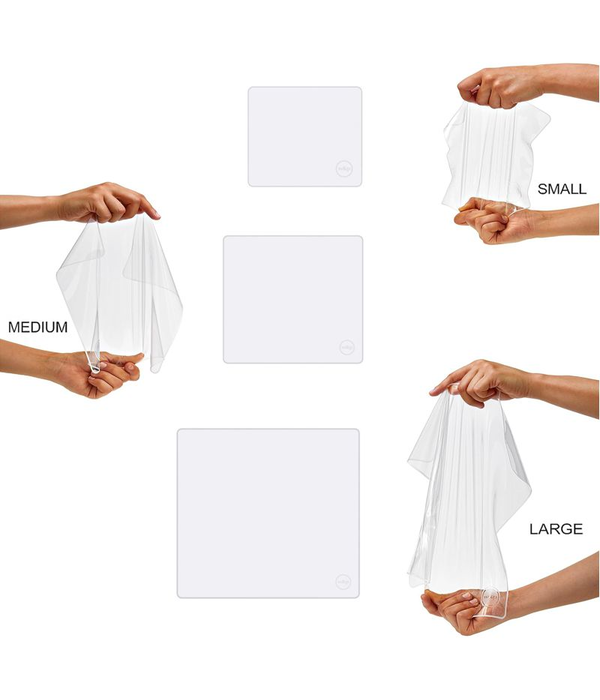 Pellicules extensibles en silicone -jeu de 3 de W&P