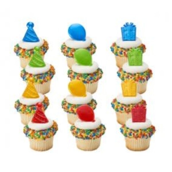 Vincent Selection Cupcake Topper 'Happy Birthday'