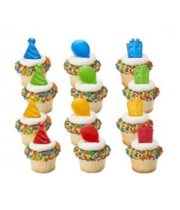 Vincent Sélection Vincent Selection Cupcake Topper 'Happy Birthday'