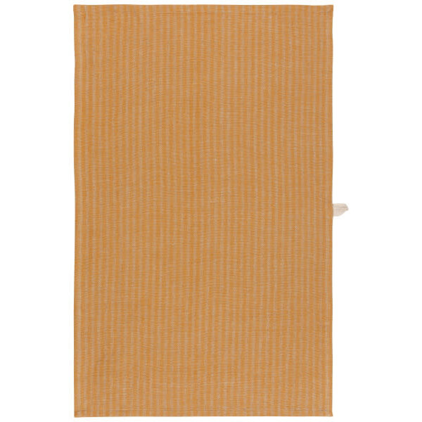 Danica Heirloom Ochre Stripe Linen and Cotton Dishtowel