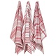 Now Designs Jumbo Red Dishtowels Set of 3