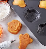 Wilton Wilton Halloween Ghost and Pumpkin Mini Cake Pan, 6-Cavity