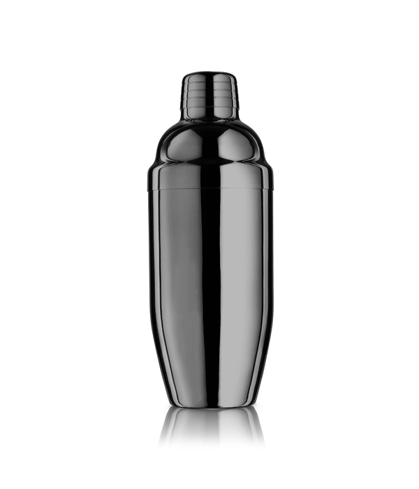 Final Touch Final Touch Double-Wall Stainless Steel Cocktail Shaker - Black Chrome