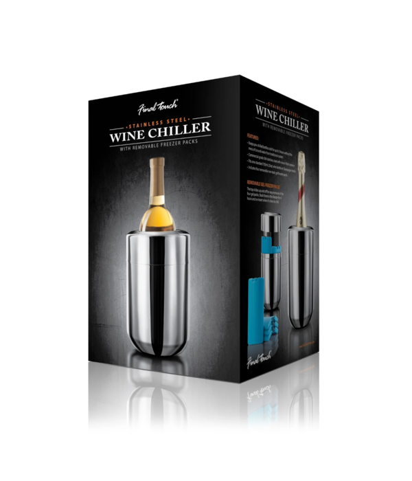 Final Touch Final Touch Stainless Steel Wine Chiller