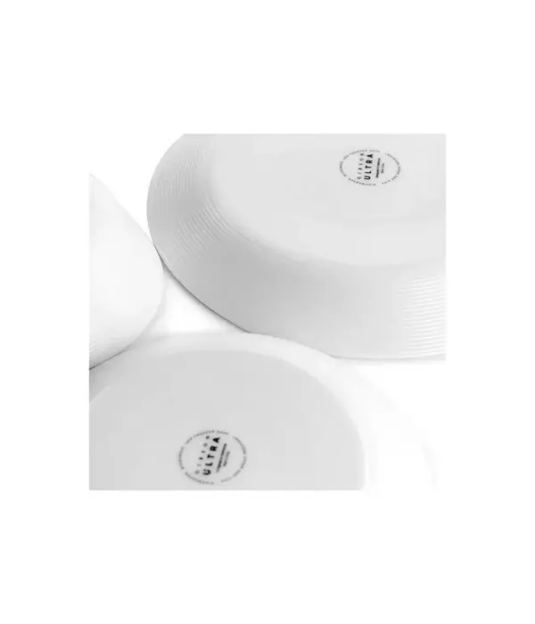 Gibson 12-Piece Ultra Courtyard Opal Glass Dinnerware