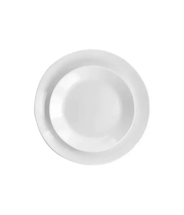 Gibson 12-Piece Ultra Courtyard Opal Glass Dinnerware