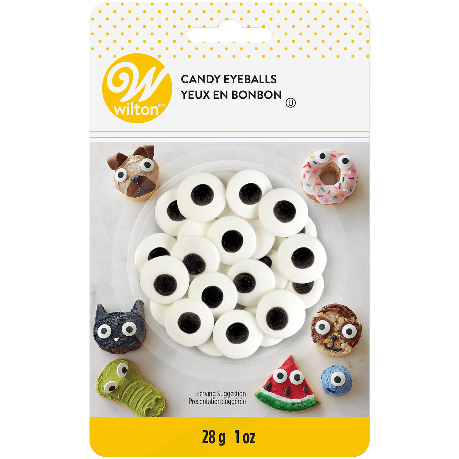 Wilton 18mm large edible candy eyes - Ares Kitchen and Baking Supplies