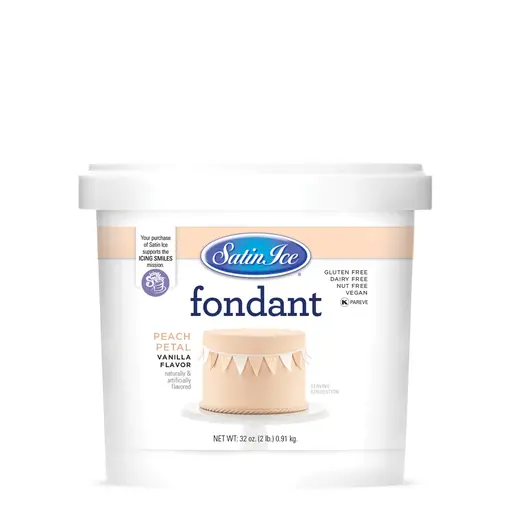 Satin Ice Satin Ice® Peach Petal Vanilla Fondant, 2lb.