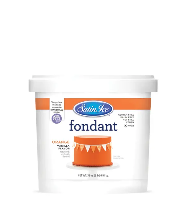 Satin Ice Satin Ice® Orange Vanilla Fondant, 2lb.