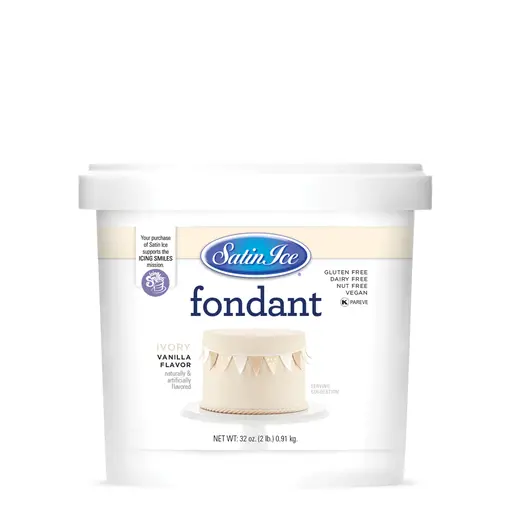 Satin Ice Satin Ice® Ivory Vanilla Fondant, 2lb.