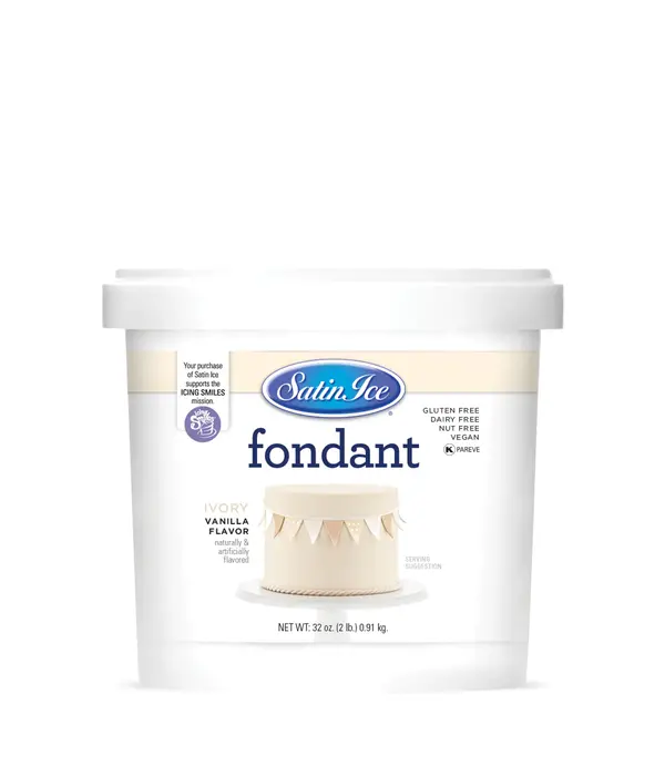Satin Ice Satin Ice® Ivory Vanilla Fondant, 2lb.