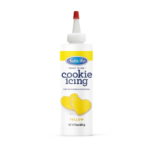 Glaçage pour biscuits Jaune, 8 oz. de Satin Ice