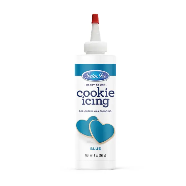 Satin Ice Blue Cookie Icing, 8 oz