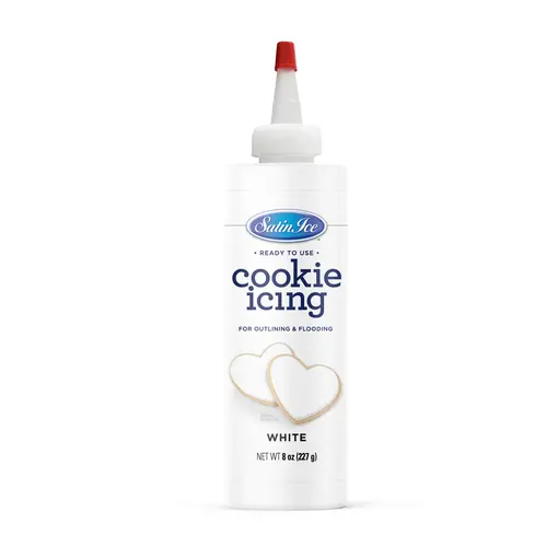 Satin Ice Satin Ice White Cookie Icing, 8 oz