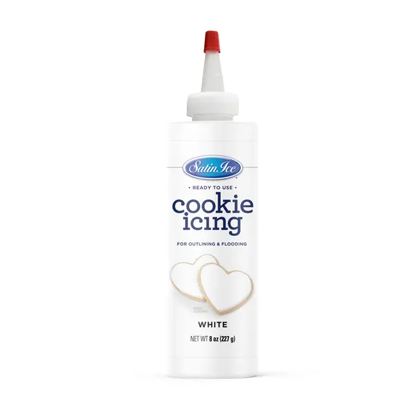 Satin Ice White Cookie Icing, 8 oz