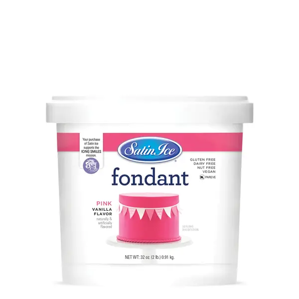 Satin Ice® Pink Vanilla Fondant, 2lb.