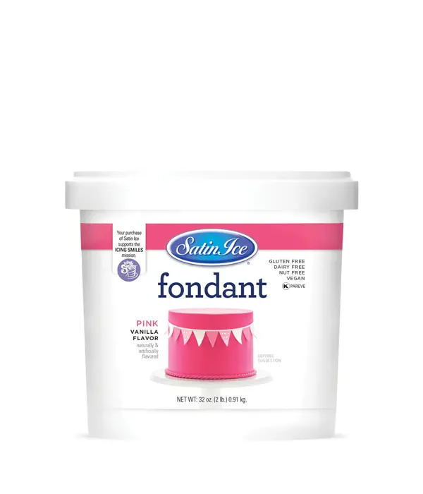 Satin Ice Satin Ice® Pink Vanilla Fondant, 2lb.