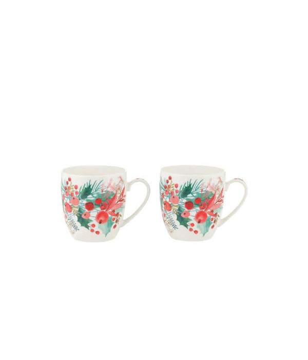 Maxwell & Williams Maxwell & Williams Porcelain "Merry Berry", Set of 2
