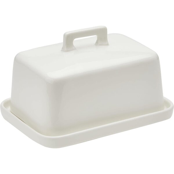 Maxwell & Williams "Epicurious" White Porcelain Butter Dish
