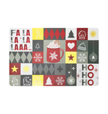 Safdie Foil Print 'Holiday Patchwork' Placemat