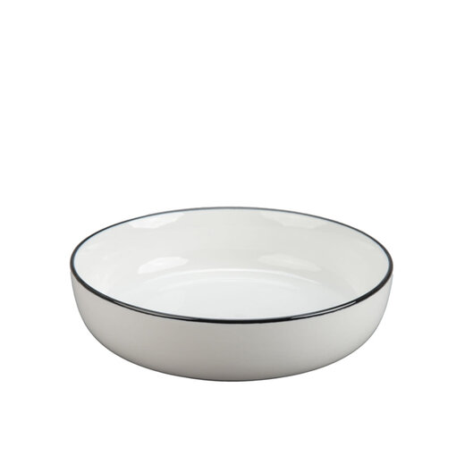 BIA Cordon Bleu BIA 8" Silhouette Pasta Bowl, White Porcelain
