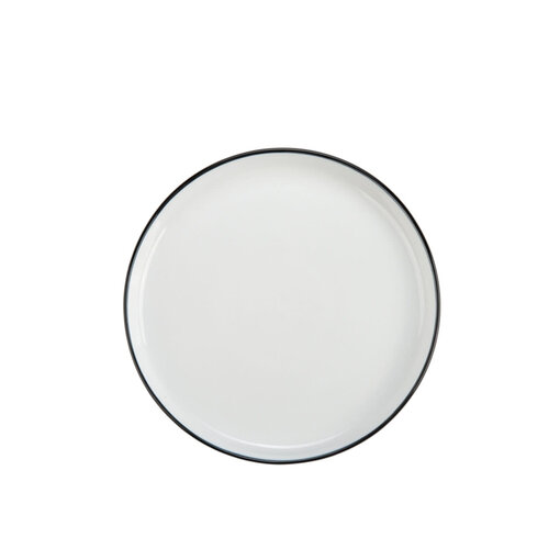 BIA Cordon Bleu BIA 8" Silhouette Salad Plate, White Porcelain