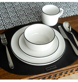 BIA Cordon Bleu BIA 8" Silhouette Salad Plate, White Porcelain