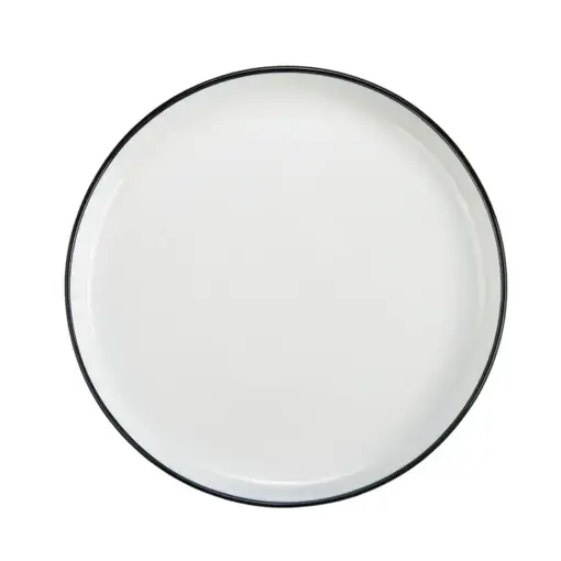 BIA Cordon Bleu Assiette de 10.5" "Silhouette", blanc de BIA