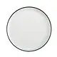 Assiette de 10.5" "Silhouette", blanc de BIA