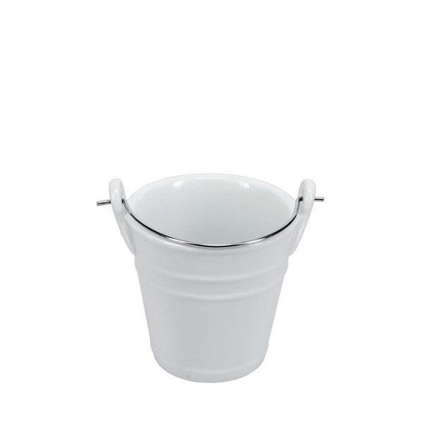 Seau à collation en porcelaine blanche, 240 ml de BIA