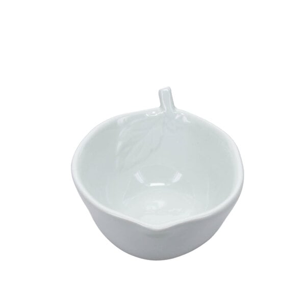 Bol à collation en forme de citron blanc en porcelaine, 200 ml de BIA