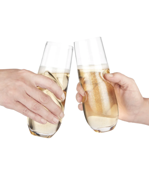 Final Touch Flûtes à champagne 'Bubbles" ens/4, 300ml de Final Touch