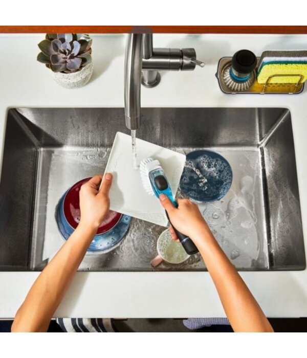 Oxo Brosse à vaisselle en poils en nylon avec distributeur de savon de OXO