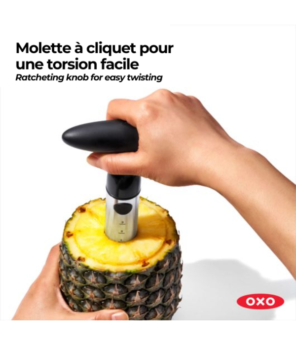 Oxo Tranche-ananas en acier inoxydable de OXO