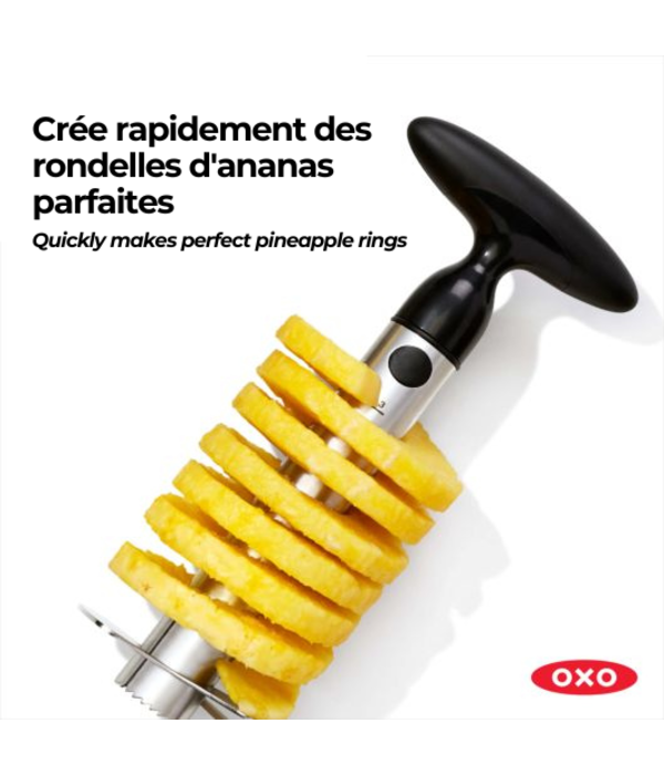 Oxo Tranche-ananas en acier inoxydable de OXO