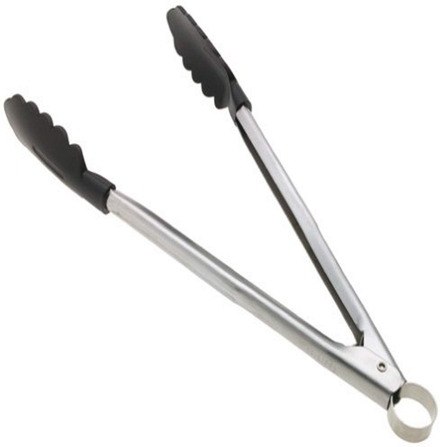 Coal Tongs QiQiCi Premium Stainless Steel Kitchen Tongs,9-Inch