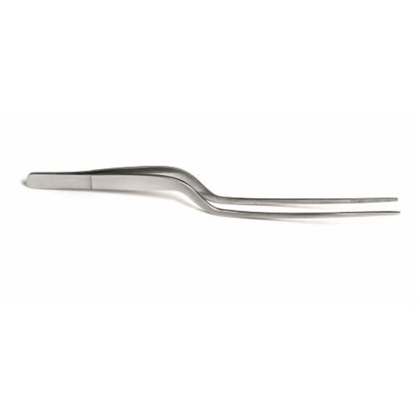 Cuisipro Plating Tongs Offset 8" Stainless Steel