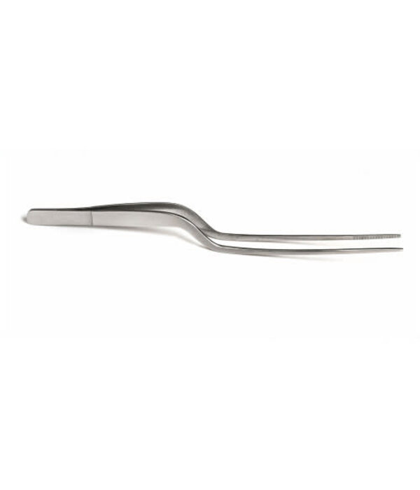 Cuisipro Cuisipro Plating Tongs Offset 8" Stainless Steel