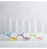 Bohemia Bohemia Rainbow Highball Glass 350ml, Set of 6