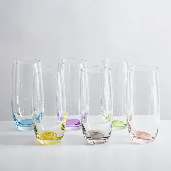 Bohemia Rainbow Highball Glass 350ml, Set of 6