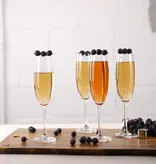 Brilliant Brilliant Set of 4 Champagne flutes, 220 ml "Vinum"