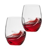 Trudeau Trudeau Bohemia Set of 2 Oxygen Stemless Wine Glasses