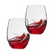 Trudeau Bohemia Set of 2 Oxygen Stemless Wine Glasses